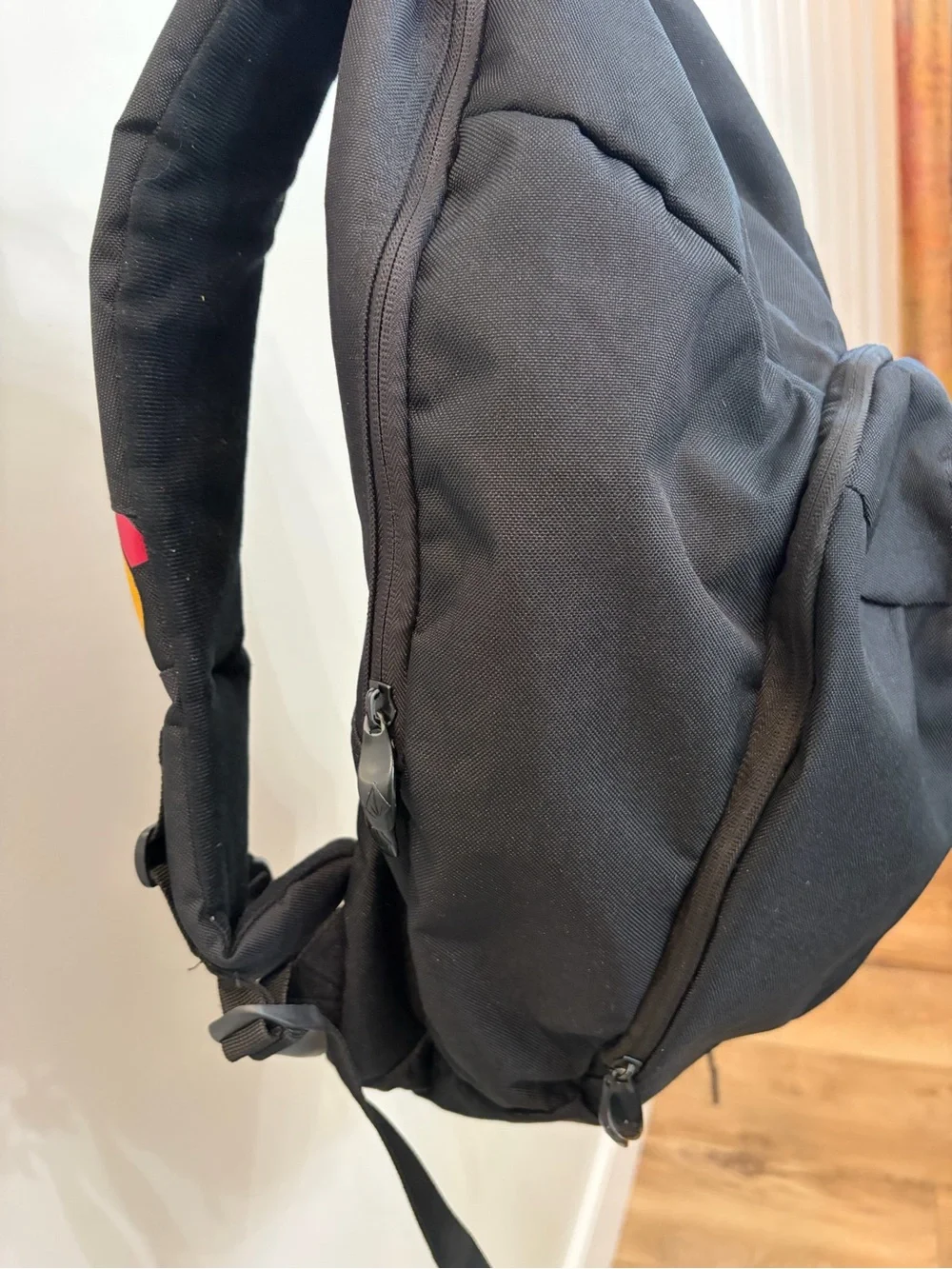 Volcom Skateboarding Backpack Embroidered Volcom Stone Padded Straps Black
